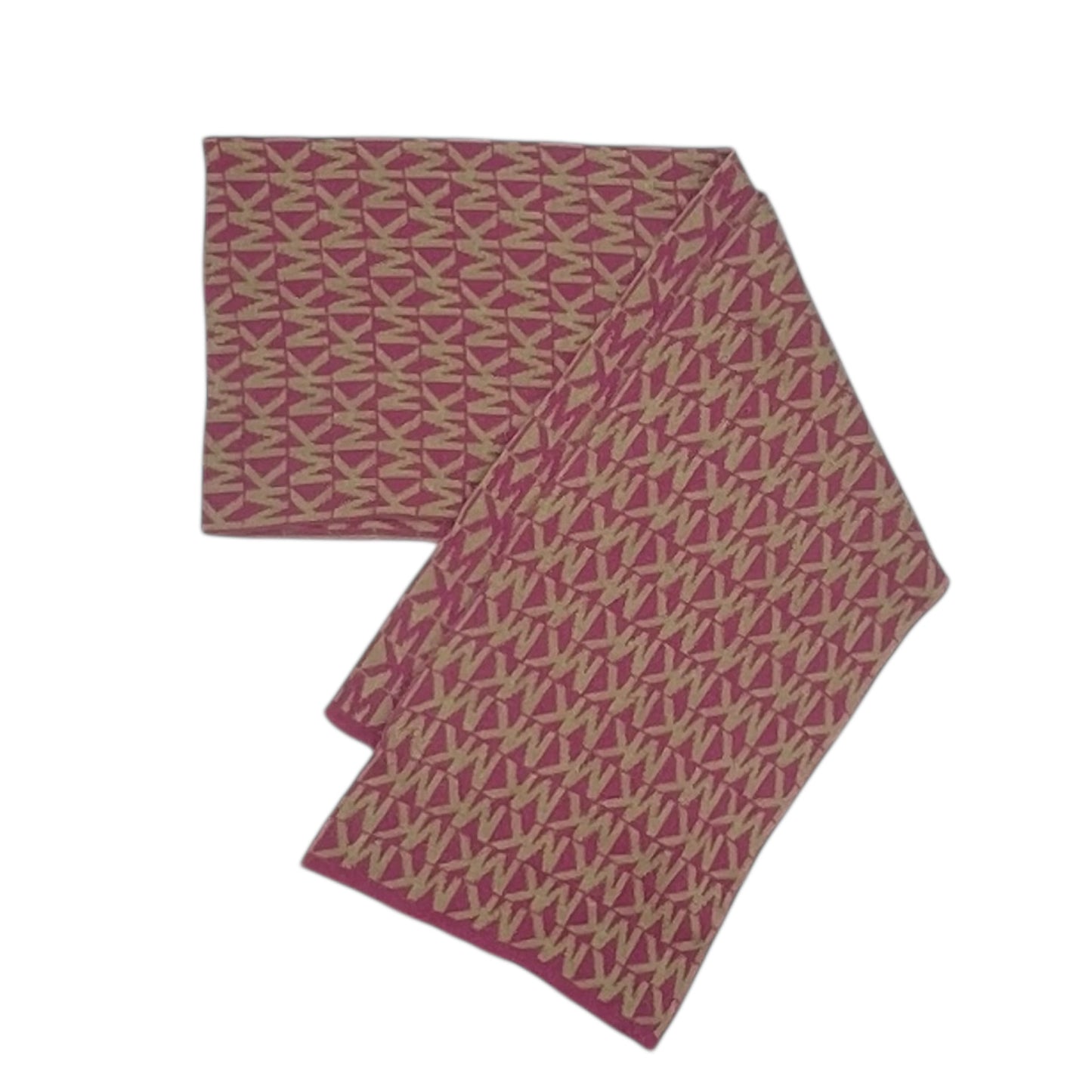 Scarf Designer By Michael Kors In Brown & Pink