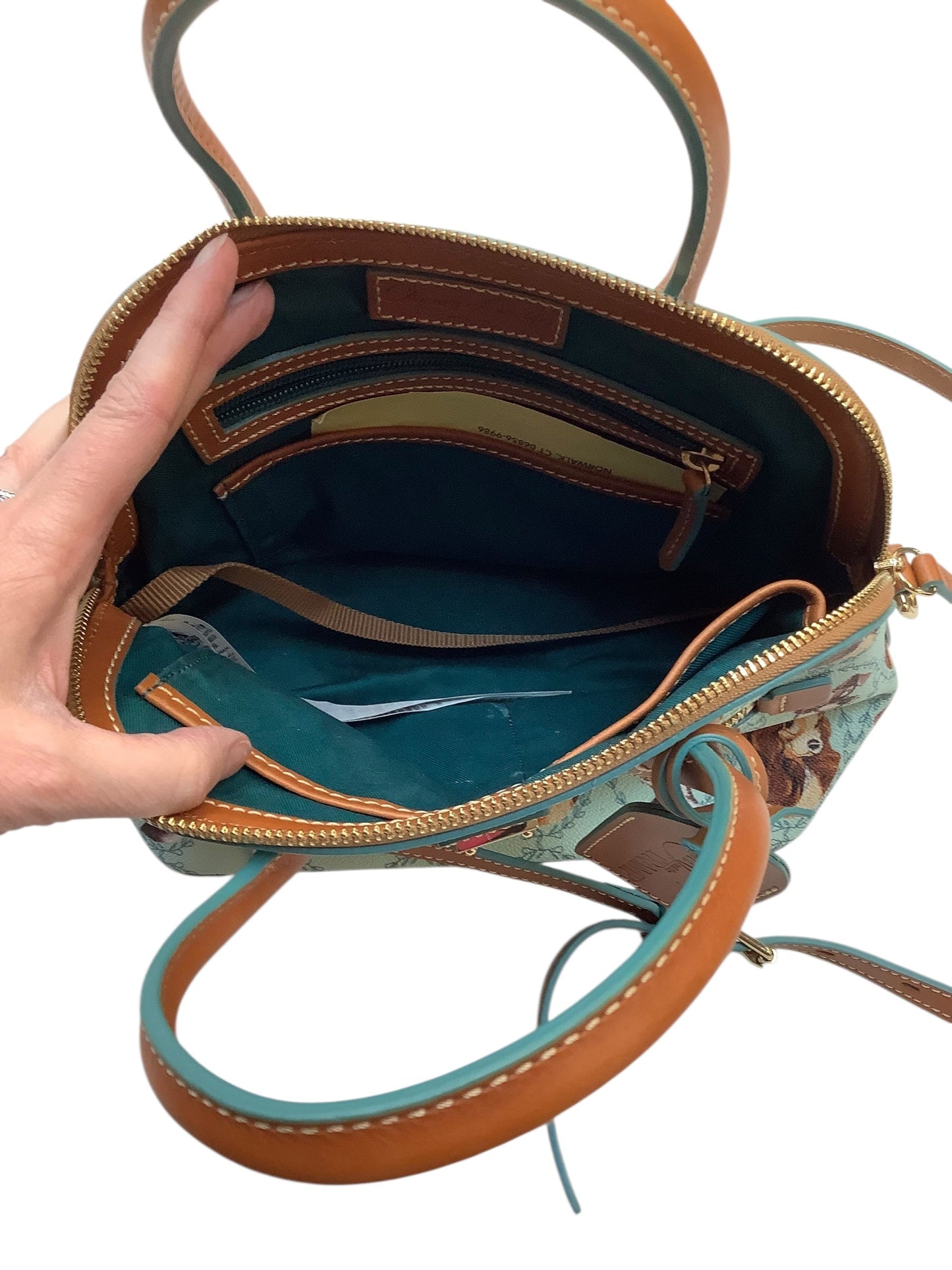 Crossbody Designer By Dooney And Bourke In Blue, Size:Medium