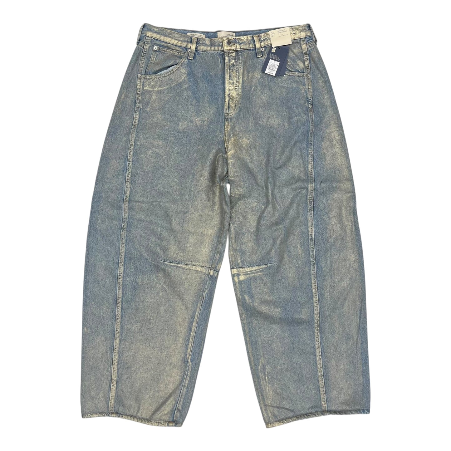 Jeans Wide Leg By Universal Thread In Blue Denim, Size:16