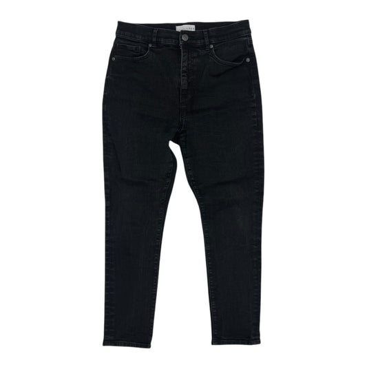 Jeans Skinny By Loft In Black Denim, Size:10