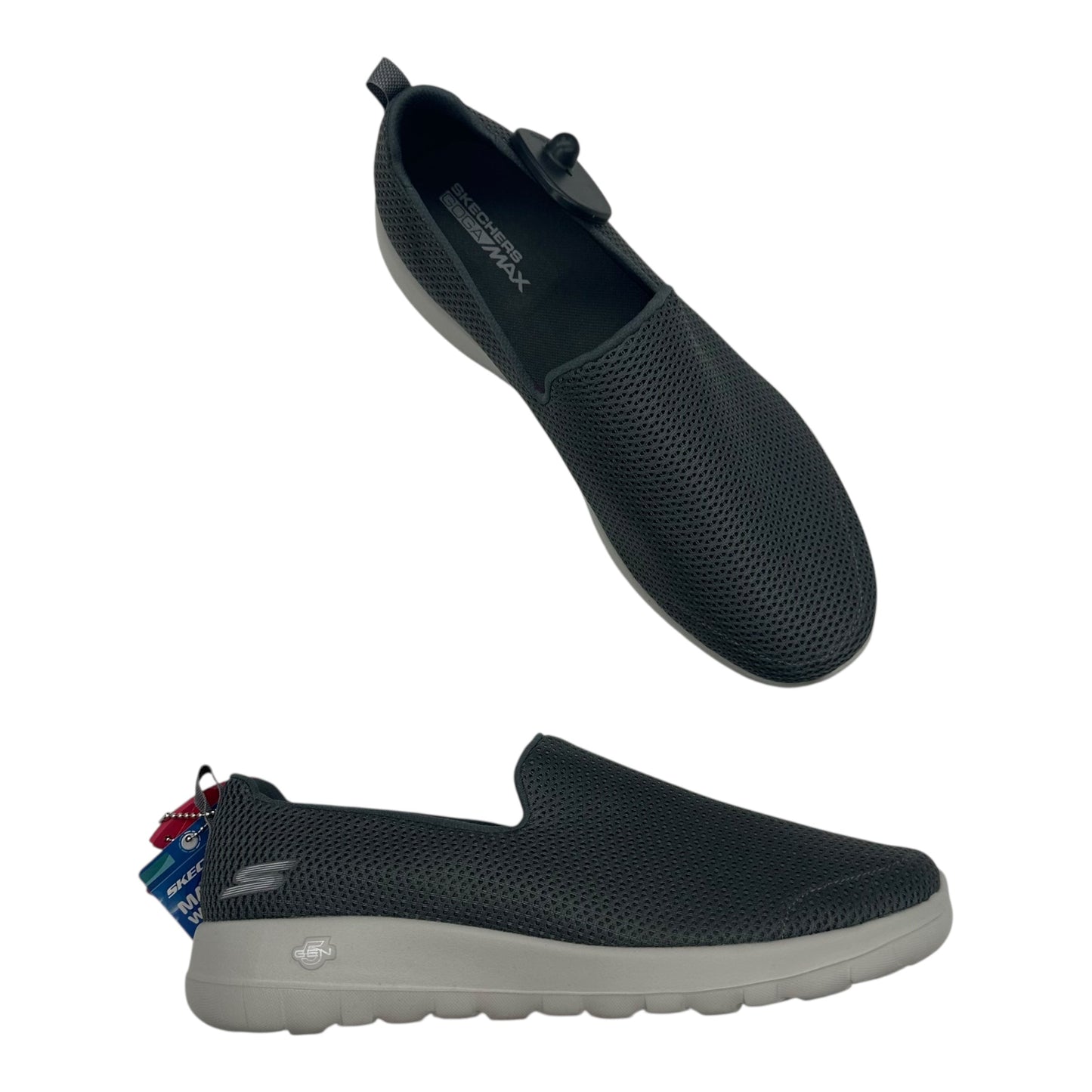 Shoes Flats By Skechers In Grey, Size:13
