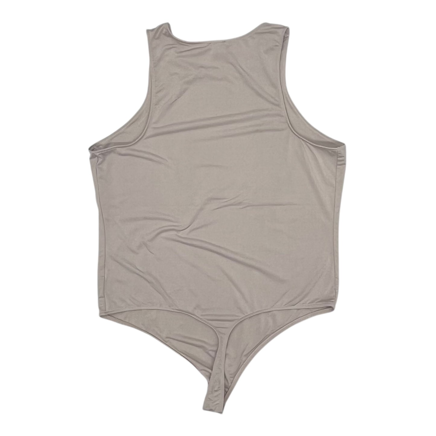 Bodysuit By Express In Tan, Size:Xl