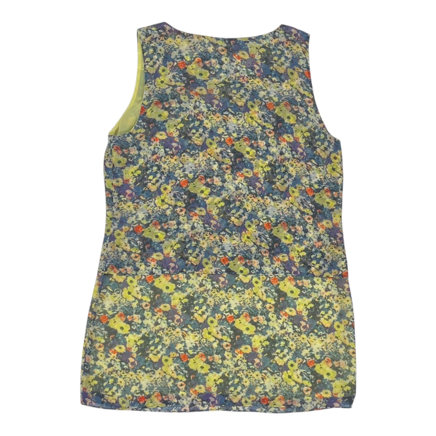 Blouse Sleeveless By Cabi In Floral Print, Size:Xs