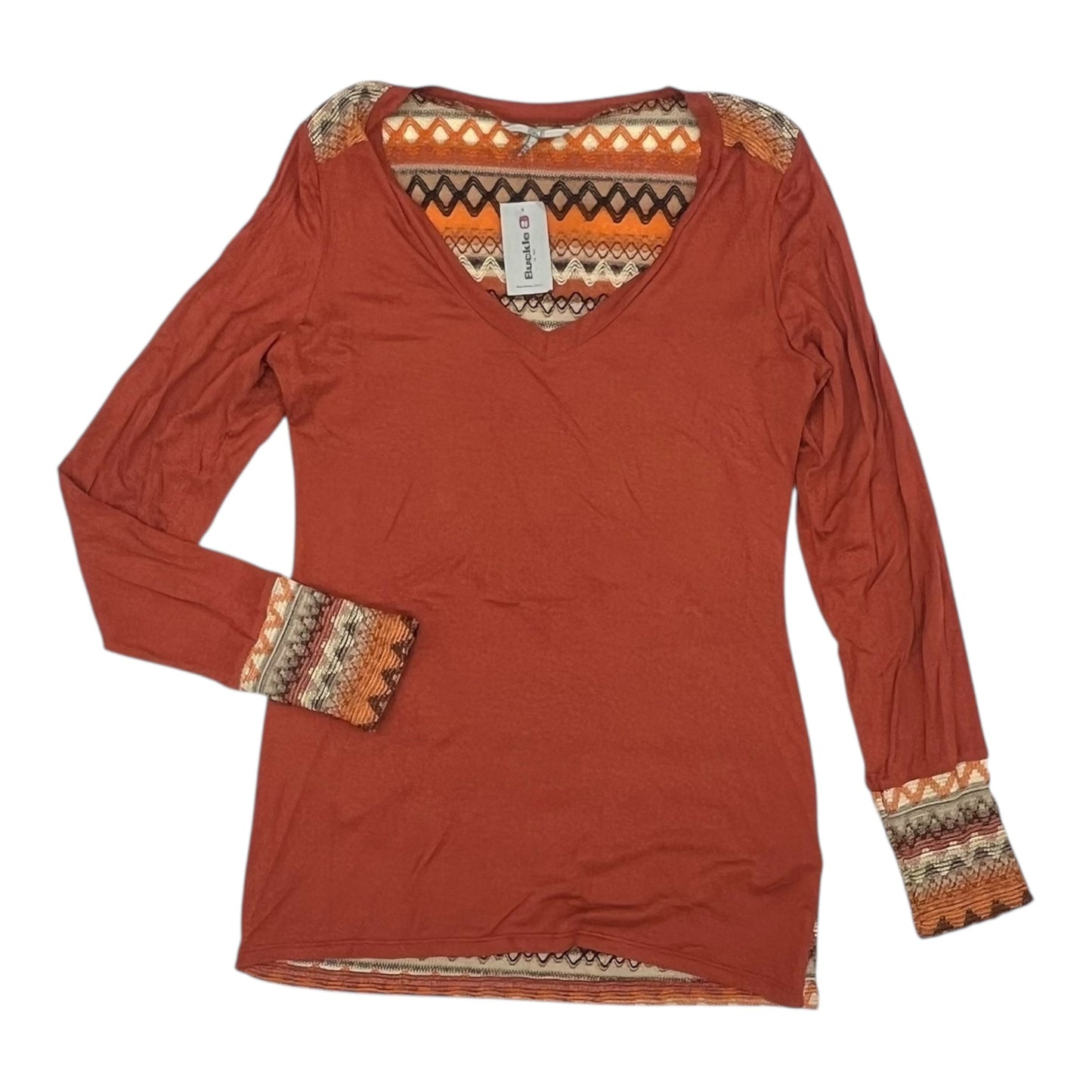 Top Ls By Bke In Orange, Size:Xl