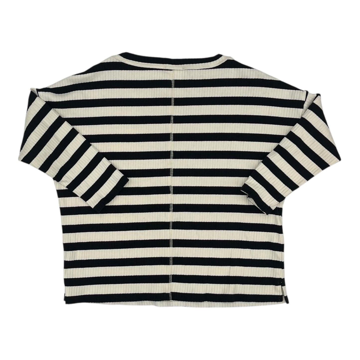 Top Ls By Karen Kane In Blue & Cream, Size:L