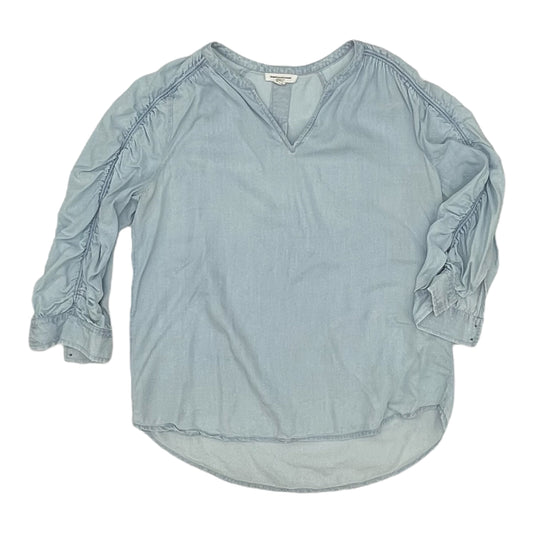 Top 3/4 Sleeve By Beachlunchlounge In Blue, Size:M