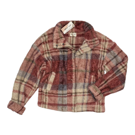 Jacket Faux Fur & Sherpa By New In In Tan, Size:S