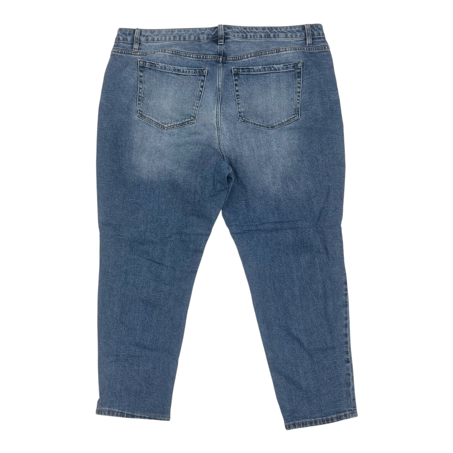 Jeans Boyfriend By Lane Bryant In Blue Denim, Size:18