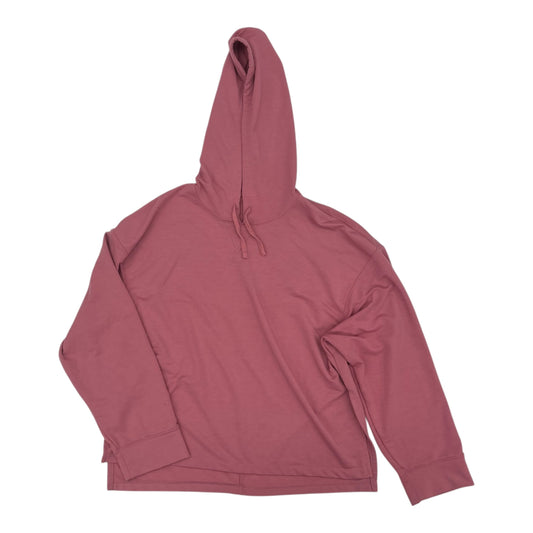 Athletic Sweatshirt Hoodie By Nike In Pink, Size:M
