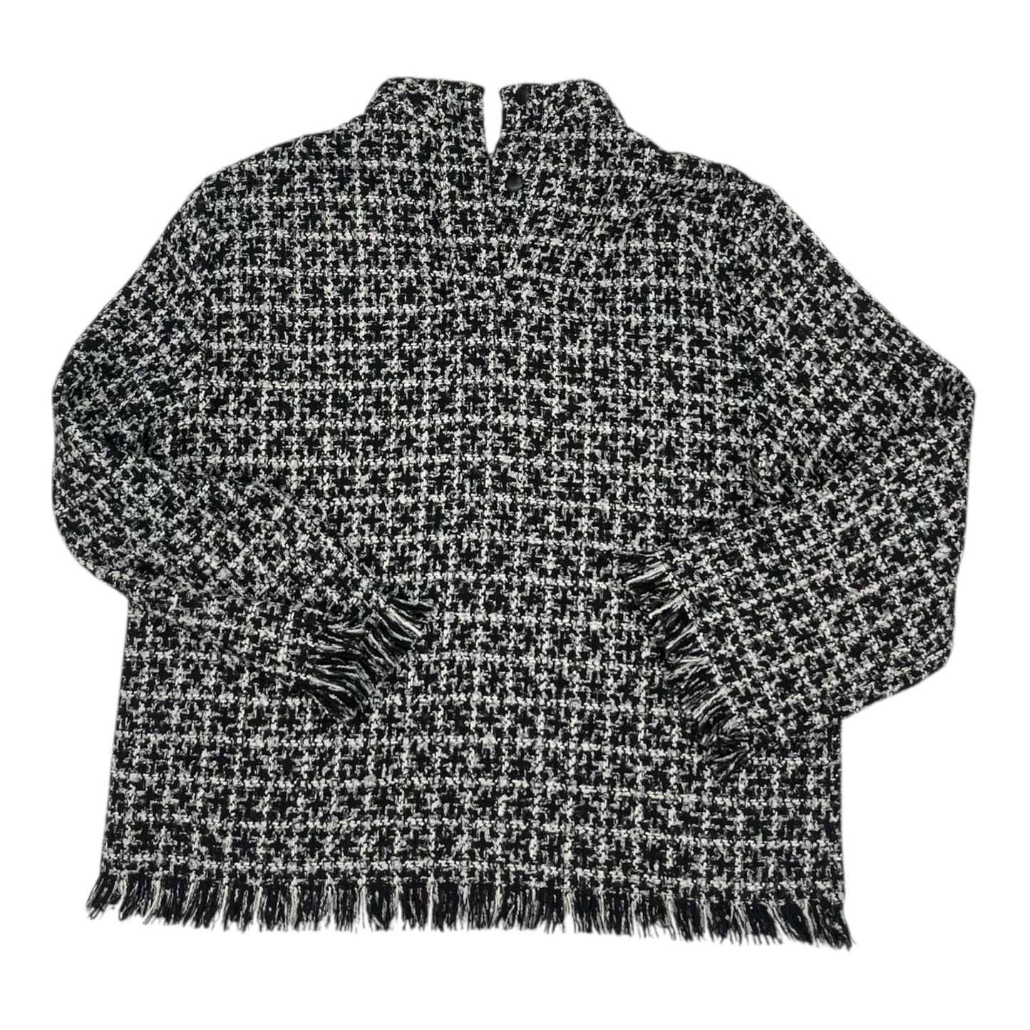 Sweater By Zara In Black & White, Size:M