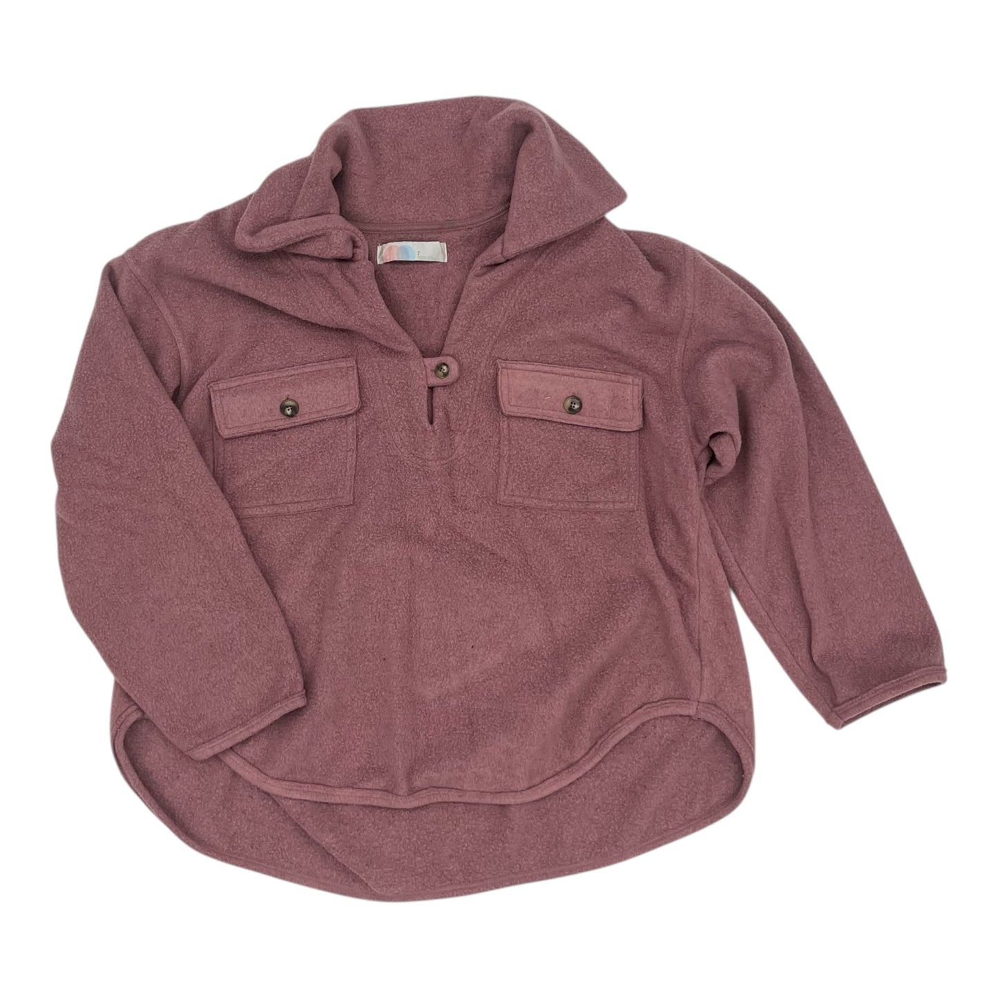 Jacket Fleece By Free People In Pink, Size:S