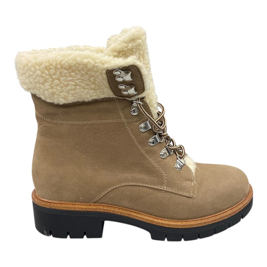 Boots Ankle Heels By Mia In Brown, Size:9