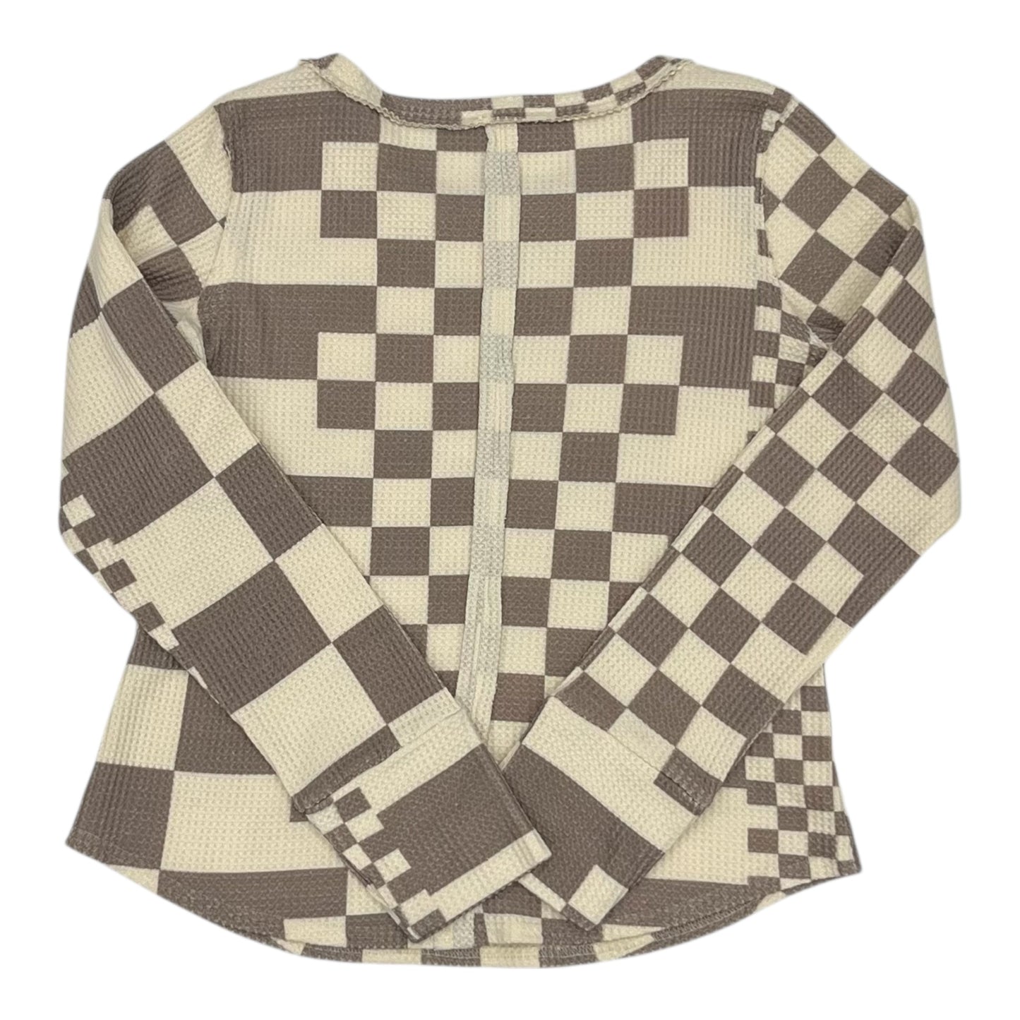 Top Ls By Bibi In Brown & Tan, Size:M