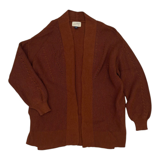 Sweater Cardigan By Universal Thread In Brown, Size:S
