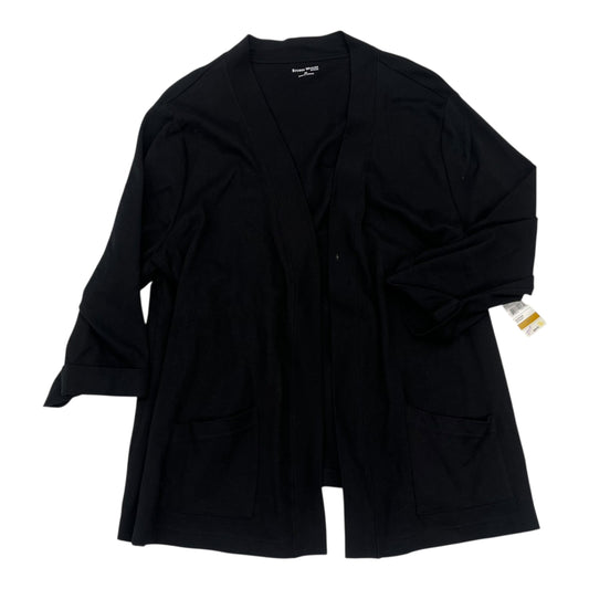 Cardigan By Studio Works In Black, Size:3X
