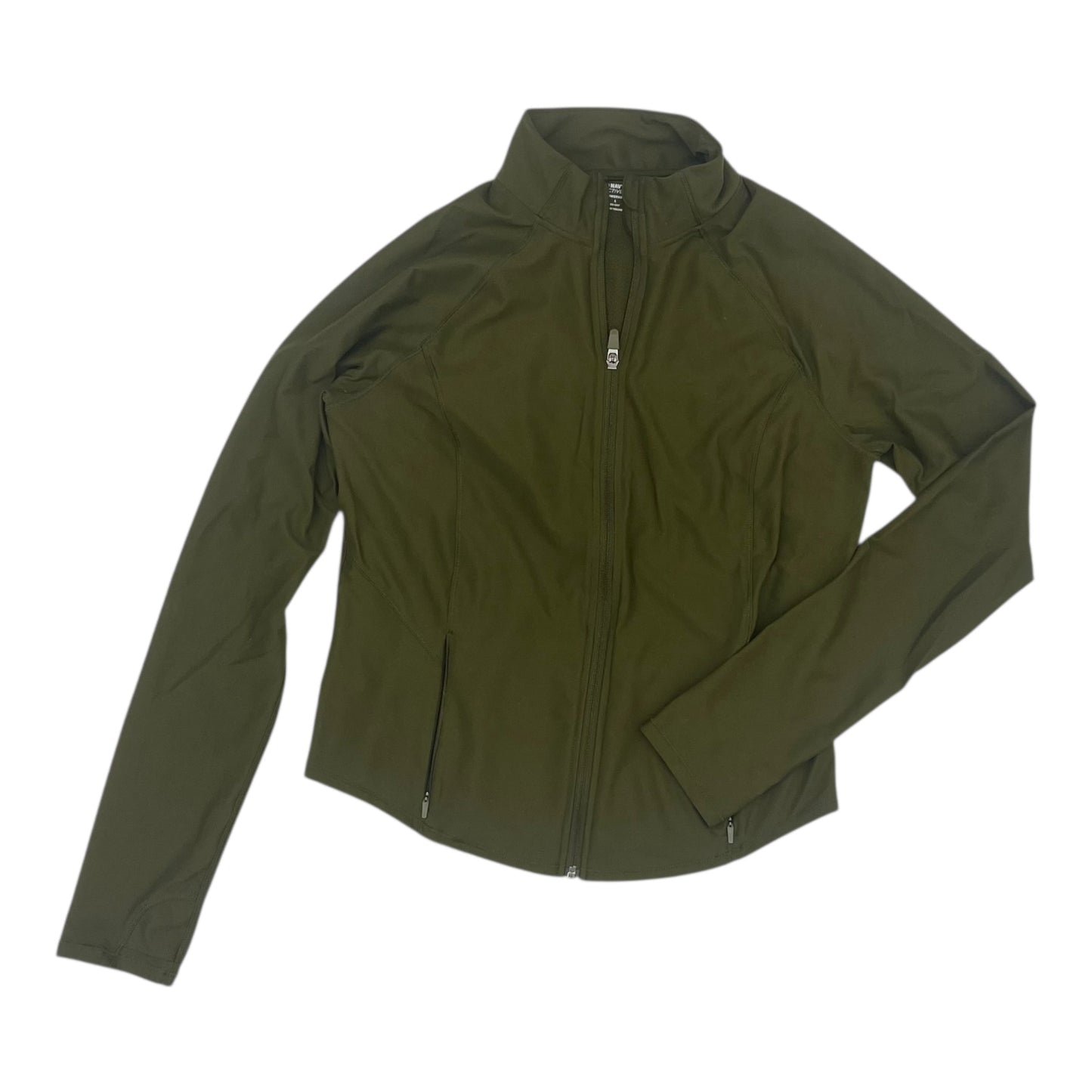 Athletic Jacket By Old Navy In Green, Size:L