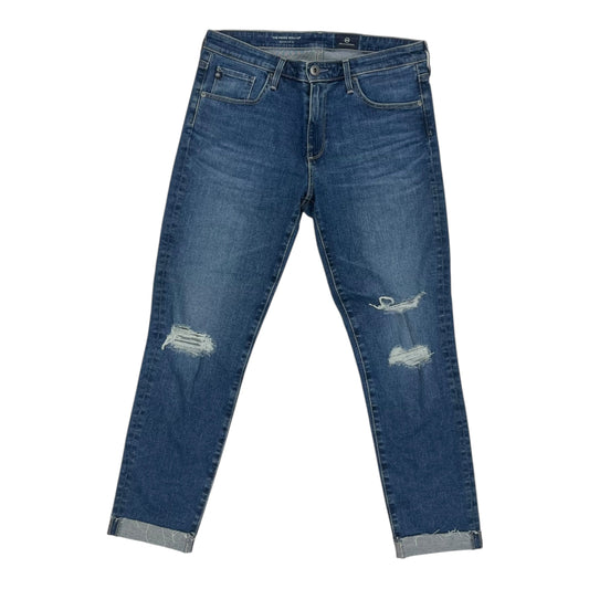 Jeans Skinny By Adriano Goldschmied In Blue Denim, Size:8