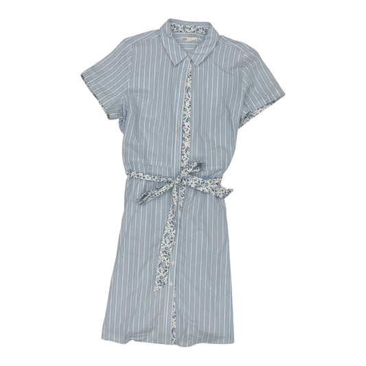 Dress Casual Midi By Croft And Barrow In Blue, Size:Xl