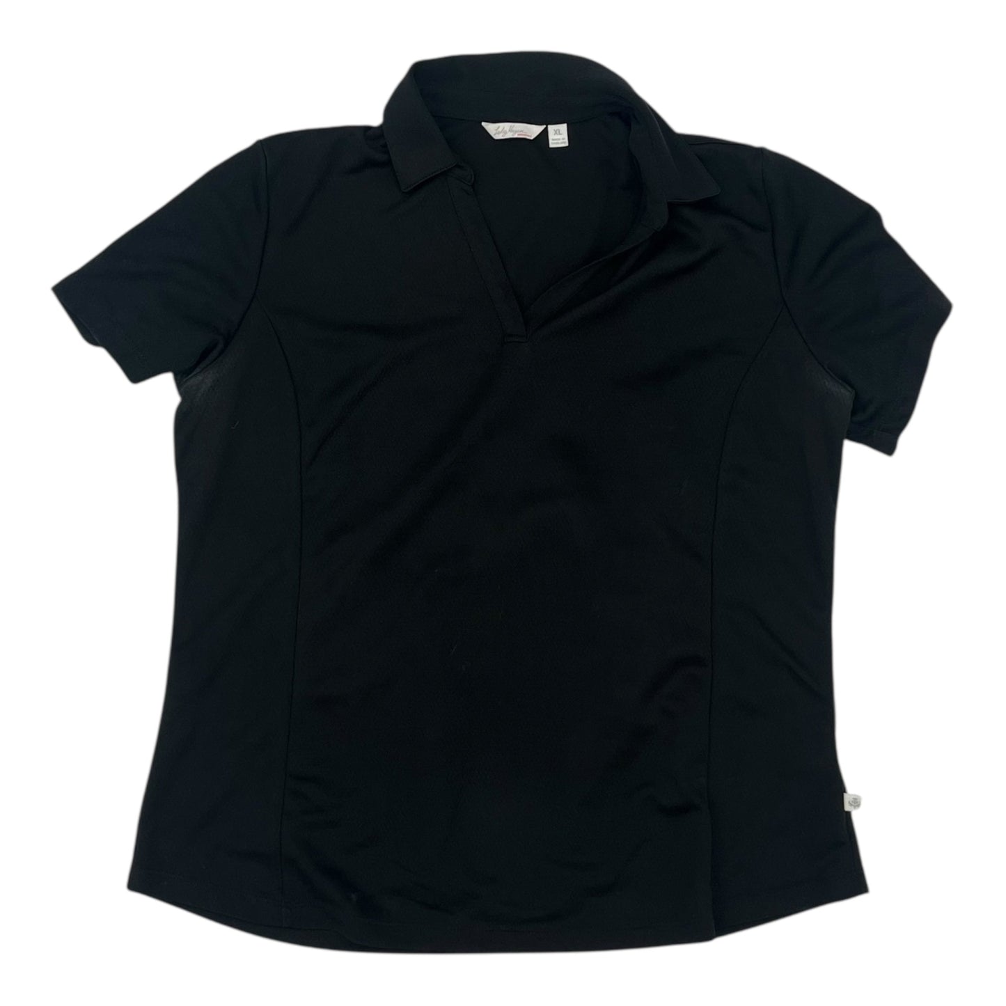 ATHLETIC TOP SS by LADY HAGEN in BLACK, Size:XL