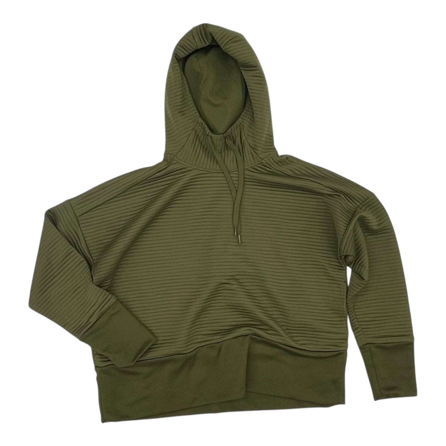 Athletic Sweatshirt Hoodie By Nike In Green, Size:M