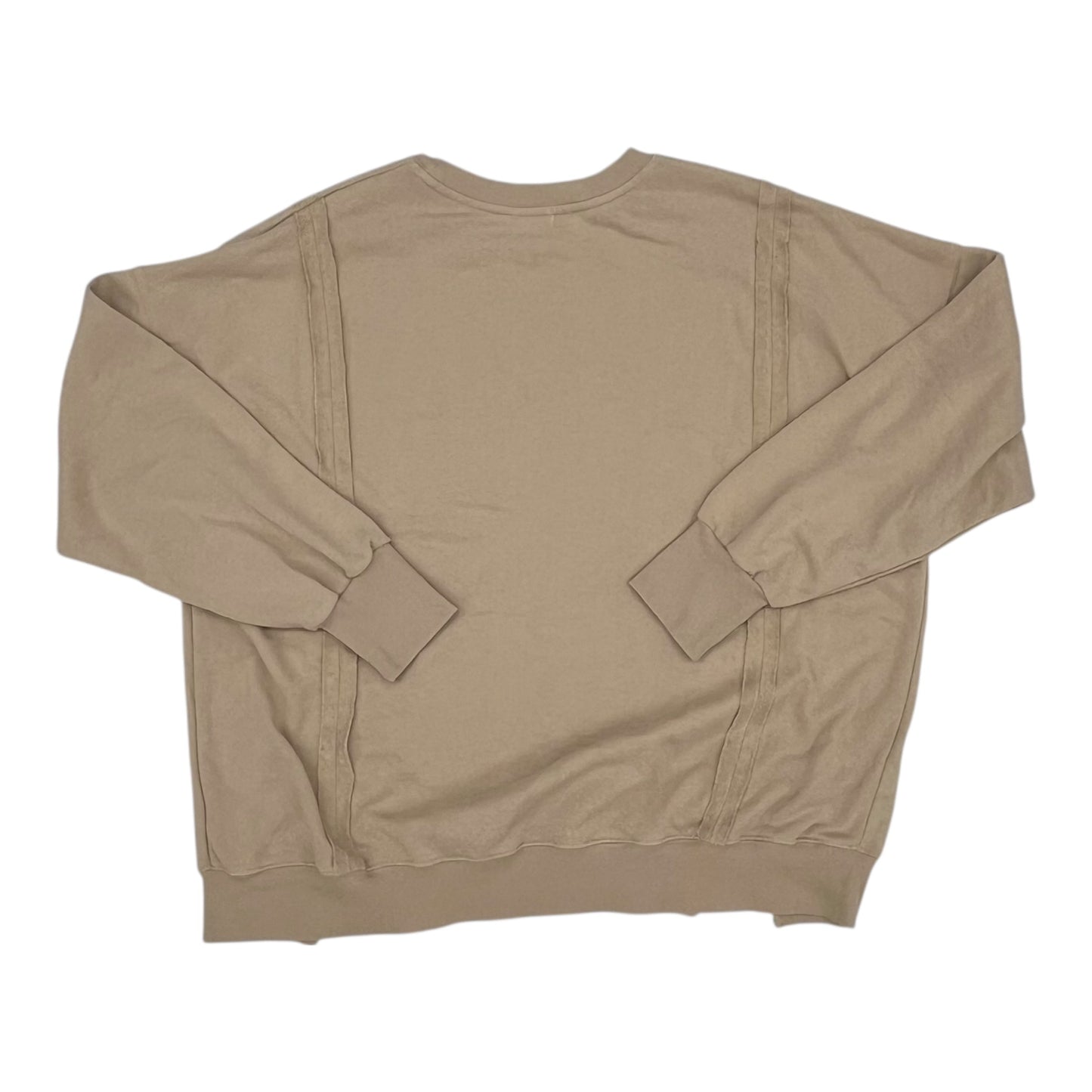 Sweatshirt Crewneck By Bke In Tan, Size:Xl