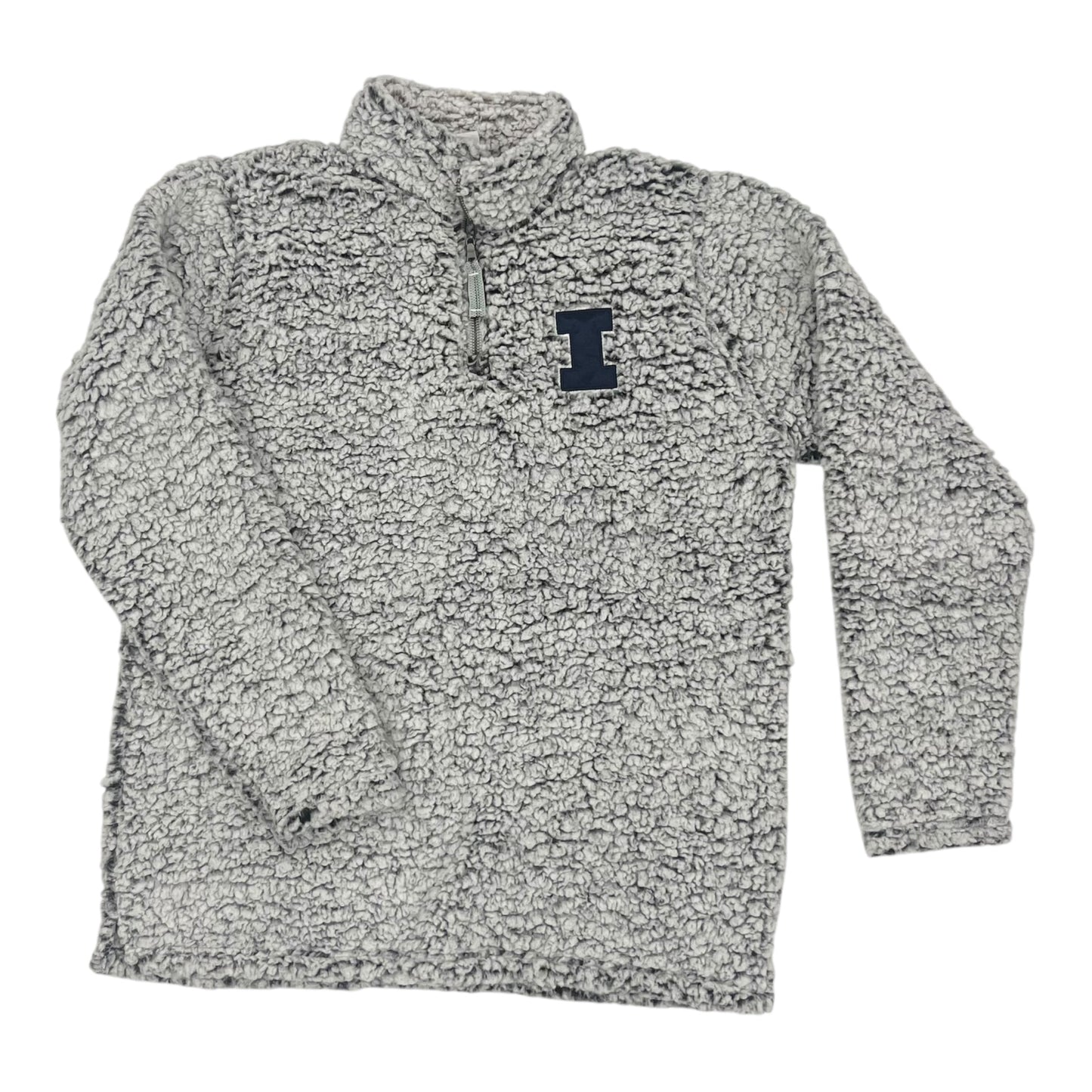 Sweatshirt Collar By Clothes Mentor In Grey, Size:Xl