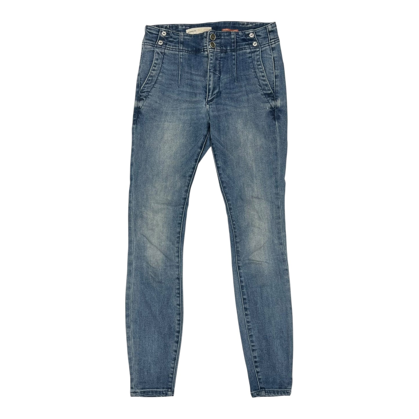 Jeans Skinny By Pilcro In Blue Denim, Size:4