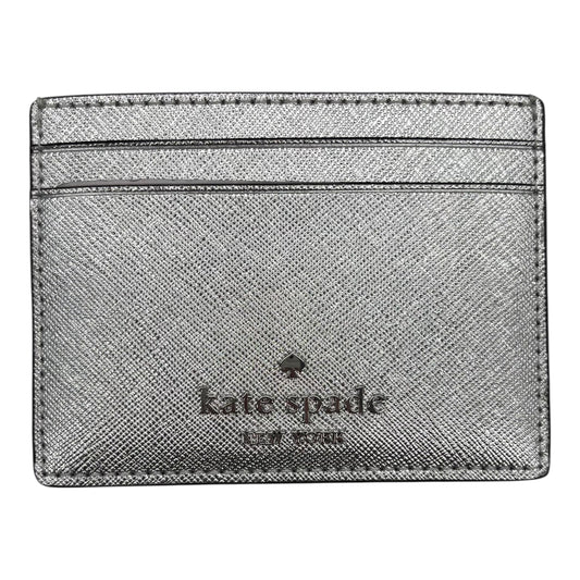 Wallet Designer By Kate Spade In Silver, Size:Small