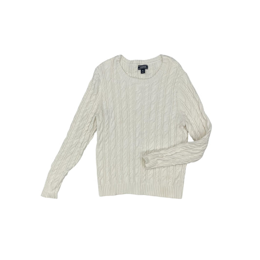 Sweater By Lands End In Cream, Size:Xl