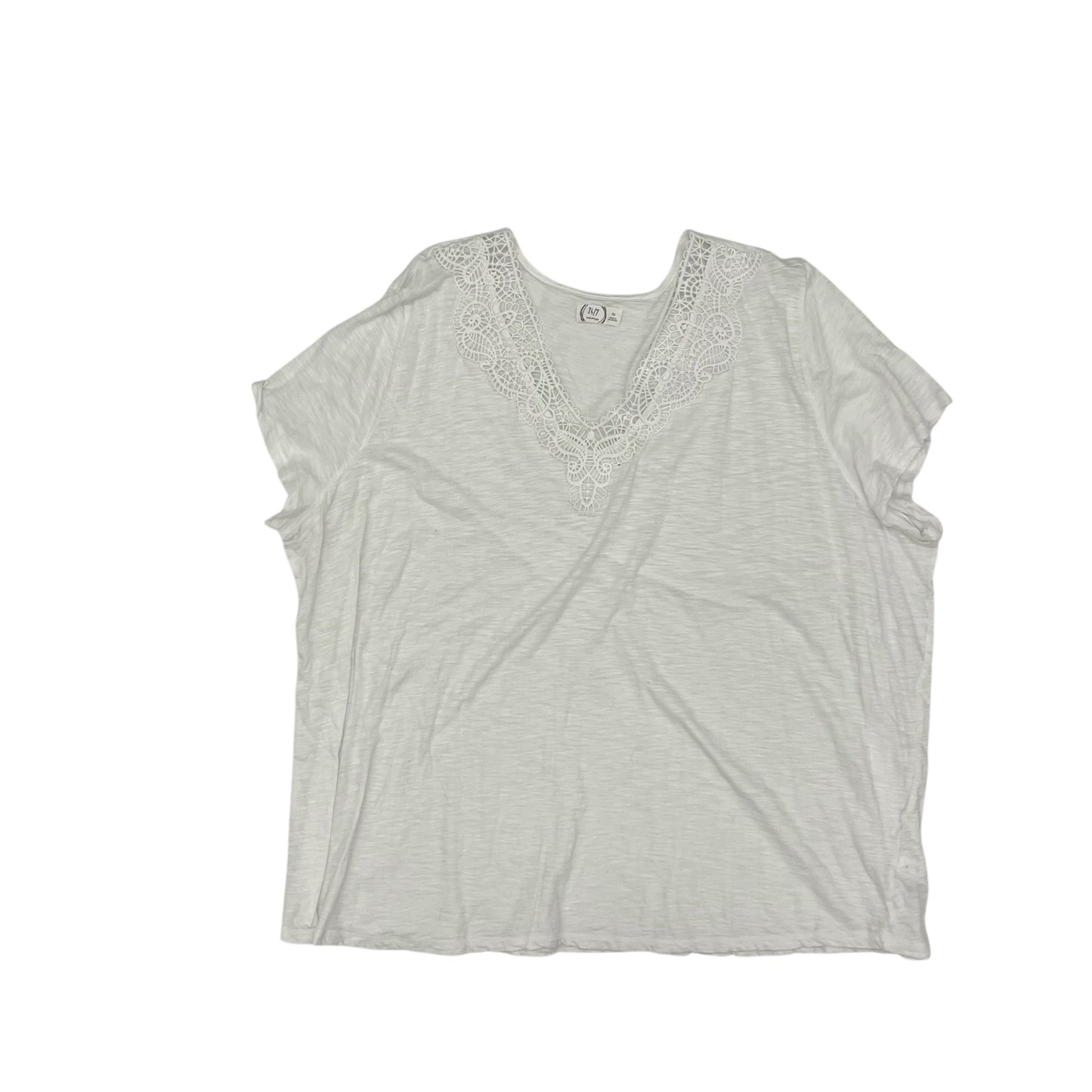 Top Ss By Maurices In White, Size:4X
