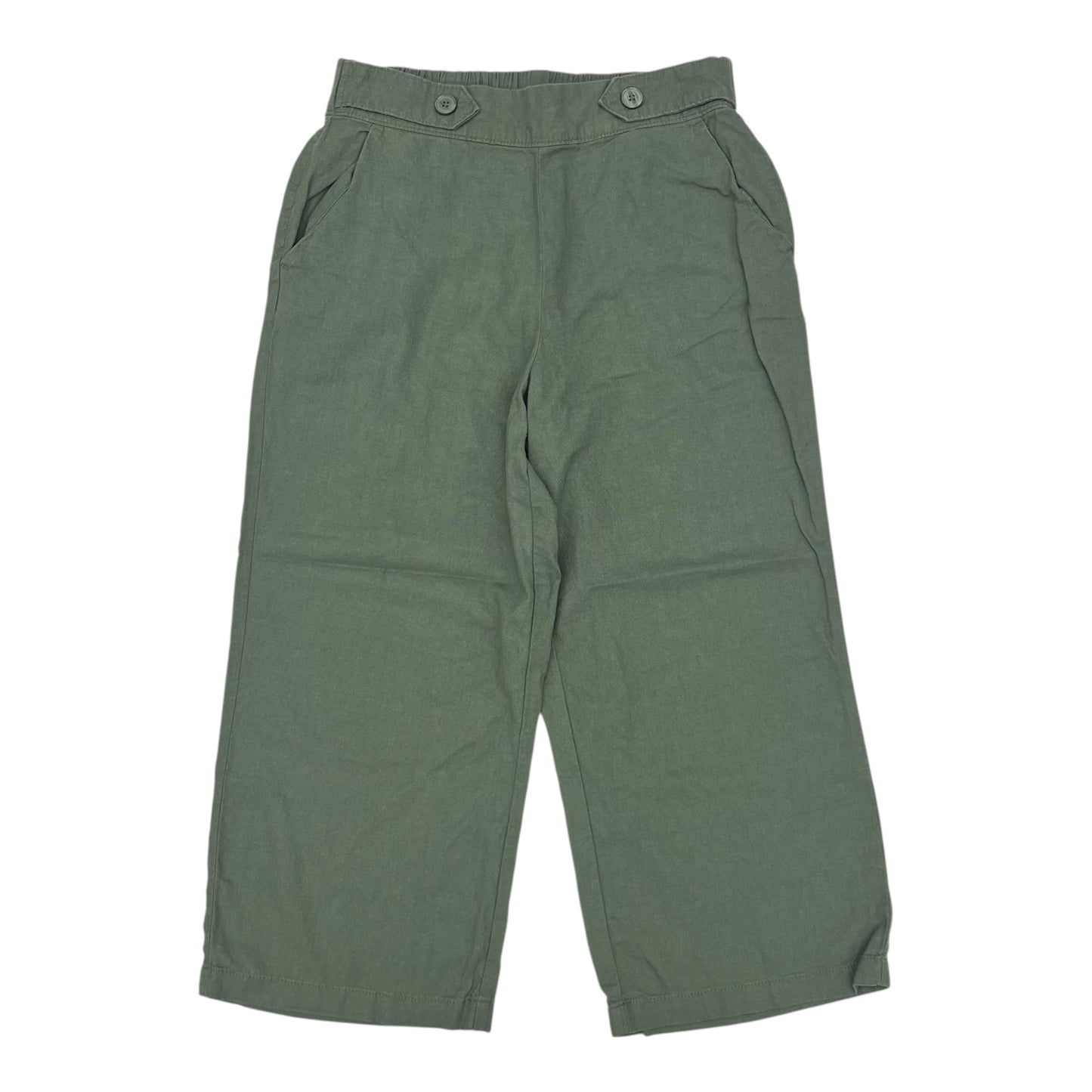 Pants Wide Leg By Croft And Barrow In Green, Size:M
