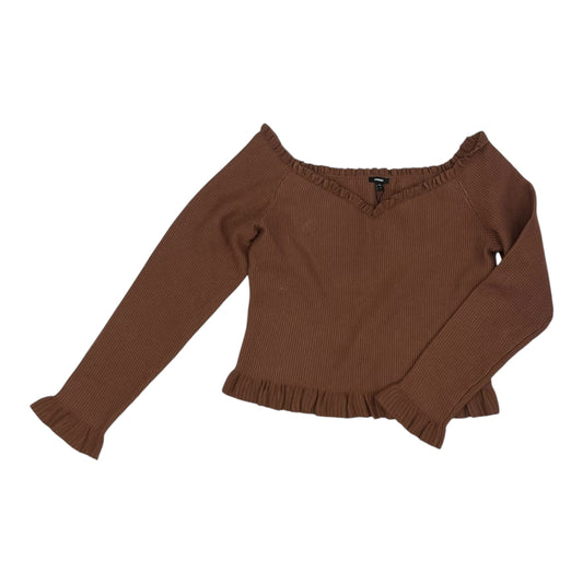 Sweater By Express In Brown, Size:L