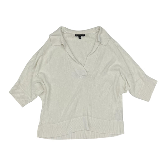 Sweater Ss By Banana Republic In Cream, Size:Xl
