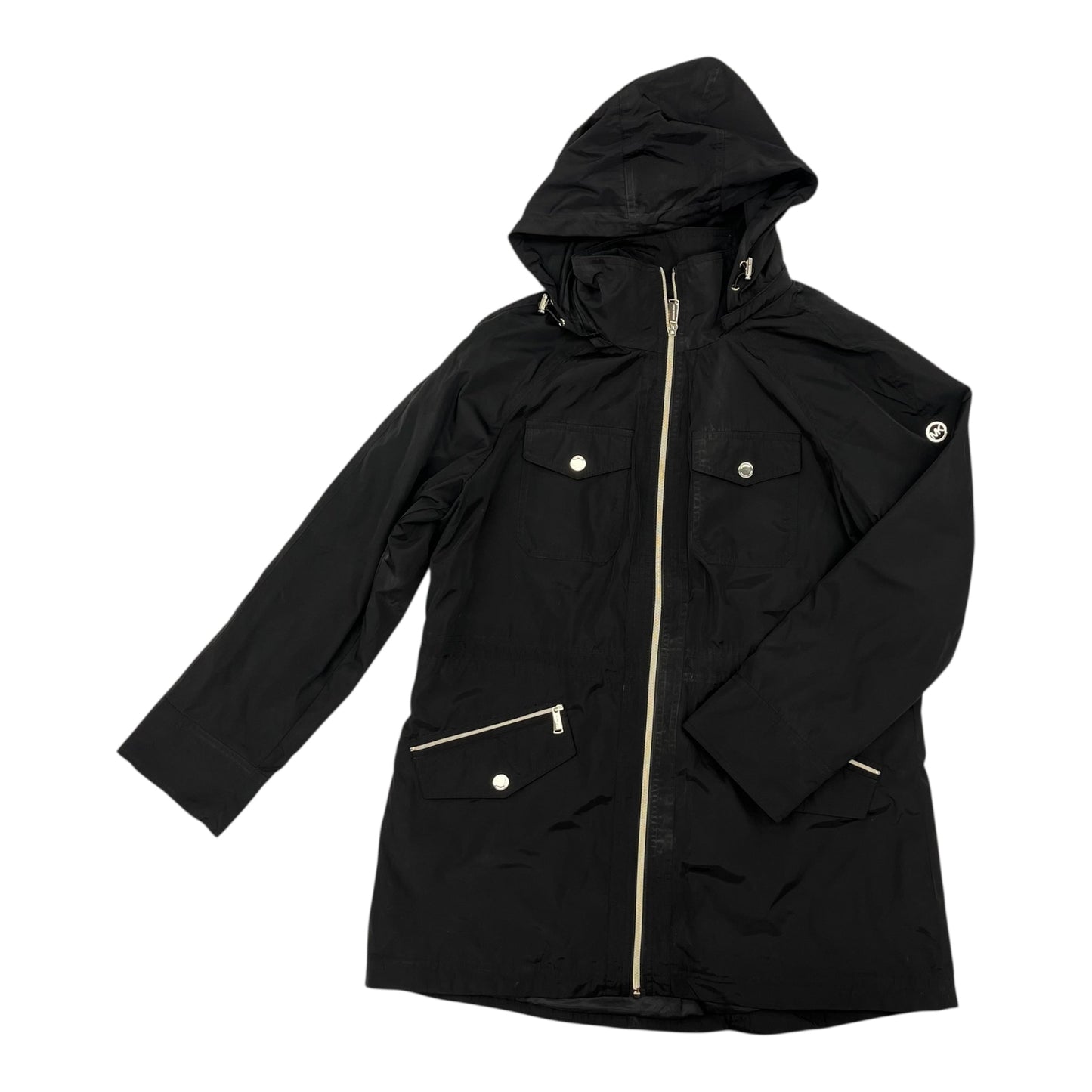 Jacket Designer By Michael Kors In Black, Size:L