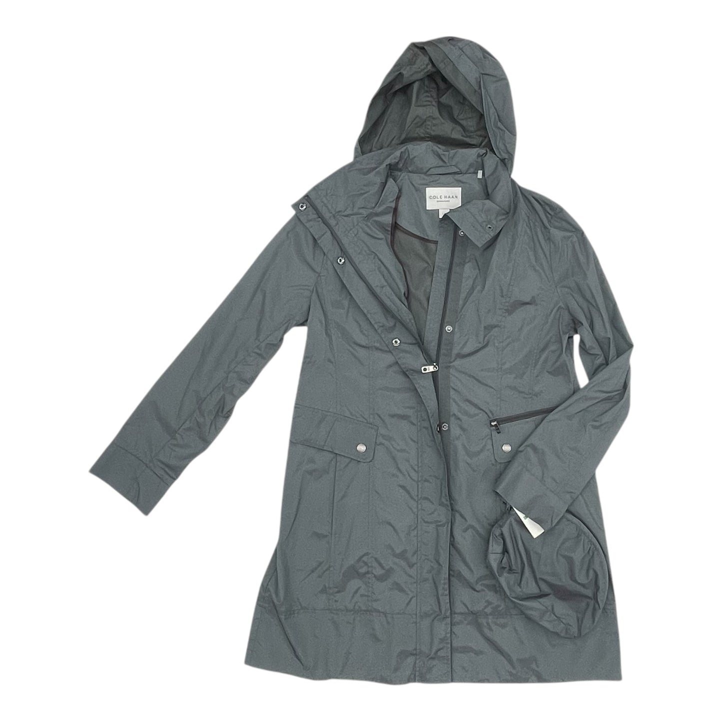 Jacket Other By Cole-Haan In Grey, Size:L