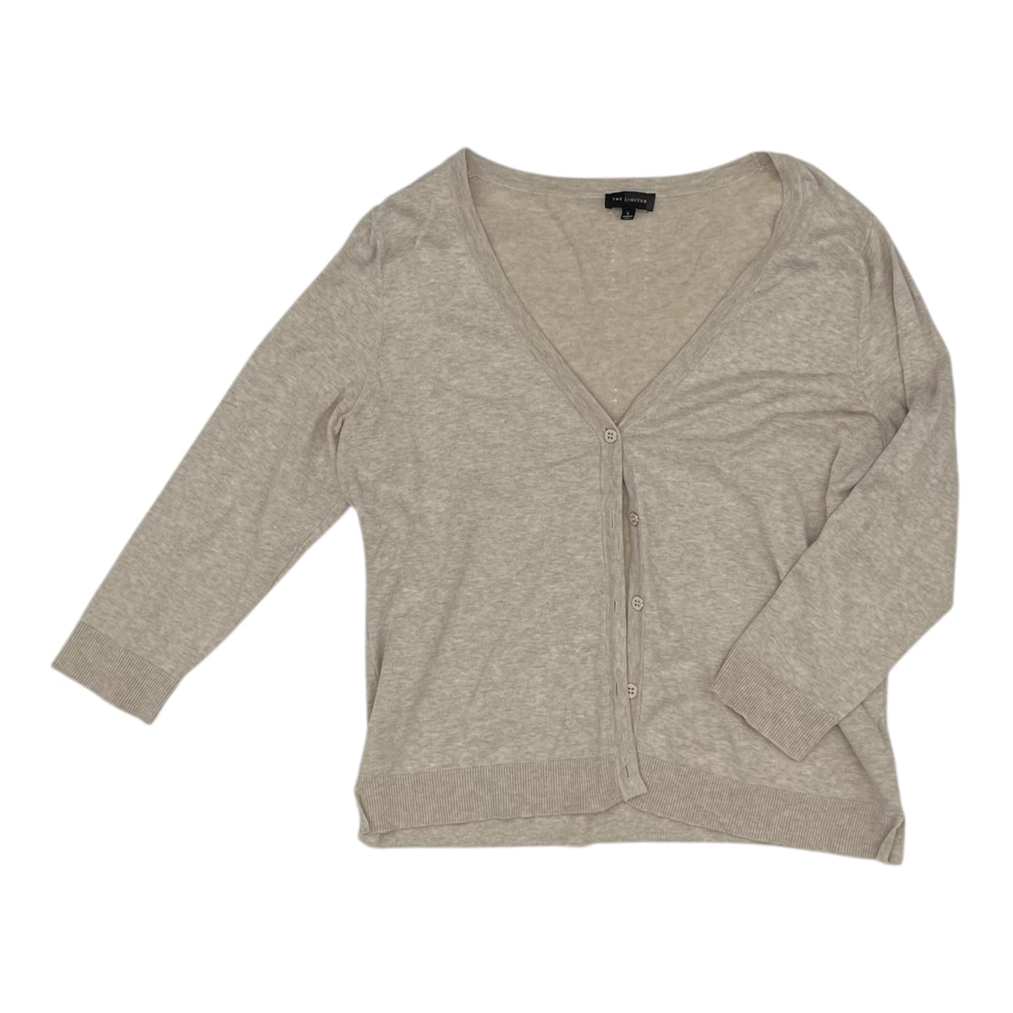 Cardigan By Limited In Tan