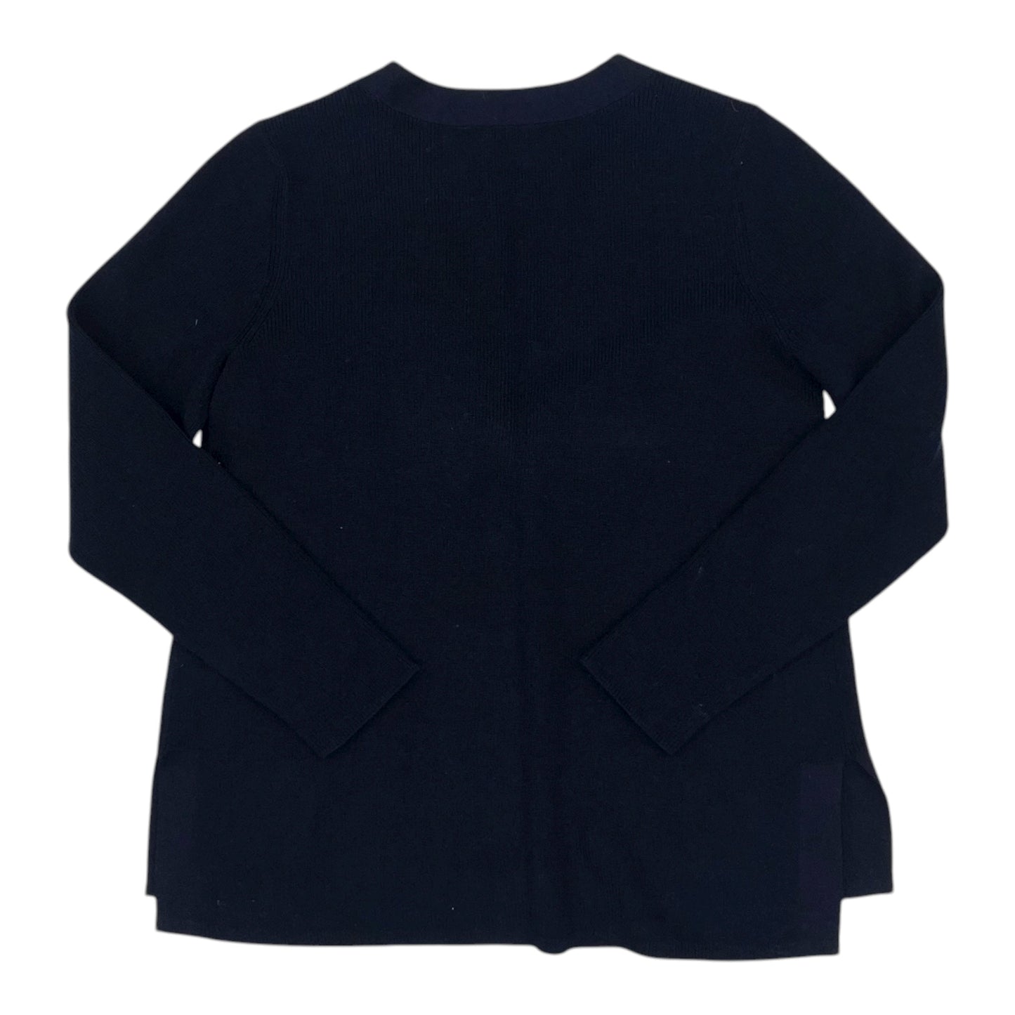 Sweater Cardigan By Talbots In Blue, Size:M