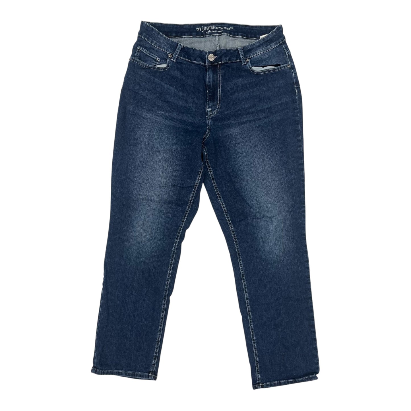 Jeans Boyfriend By Maurices In Blue Denim, Size:18