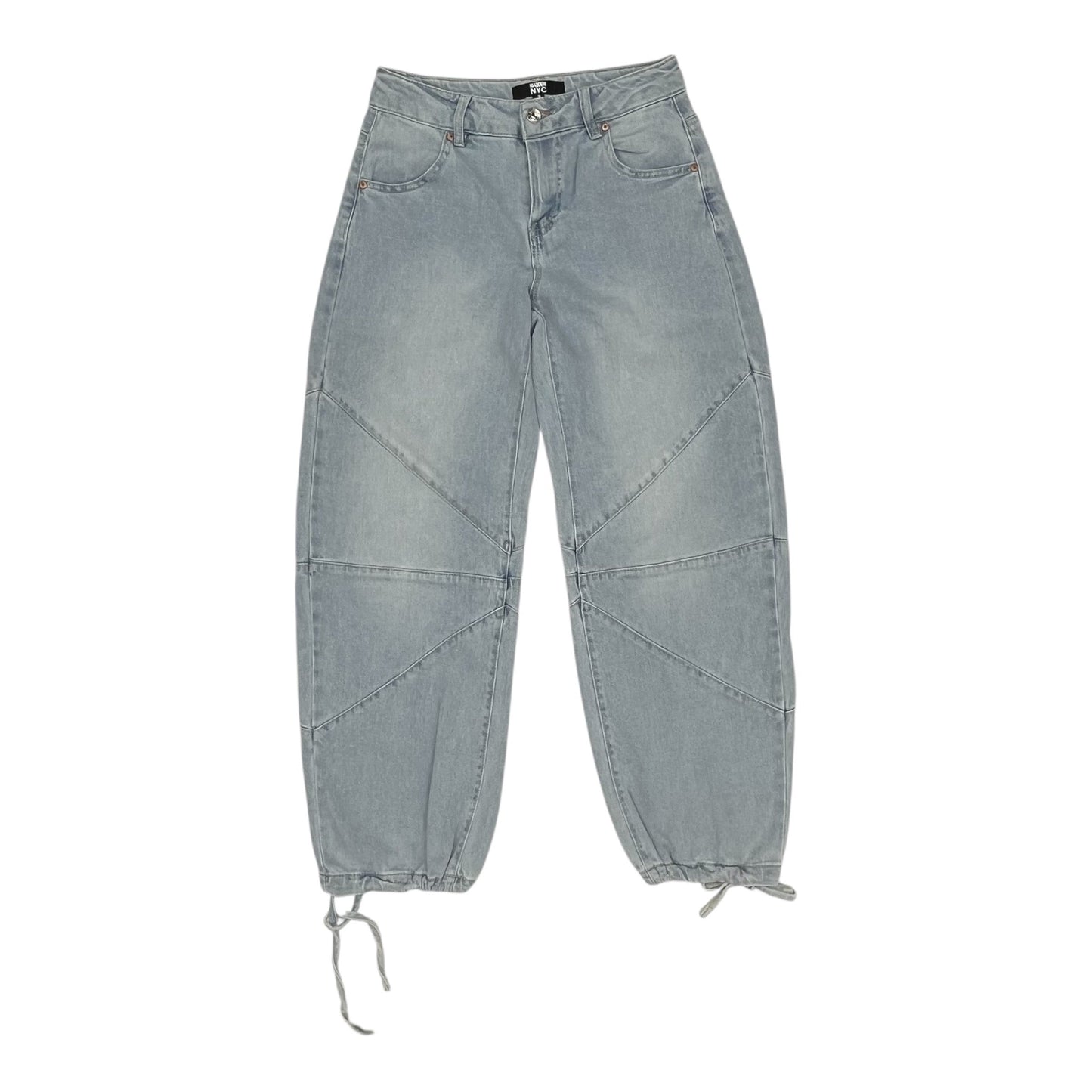 Jeans Wide Leg By Madden Nyc In Blue Denim, Size:2