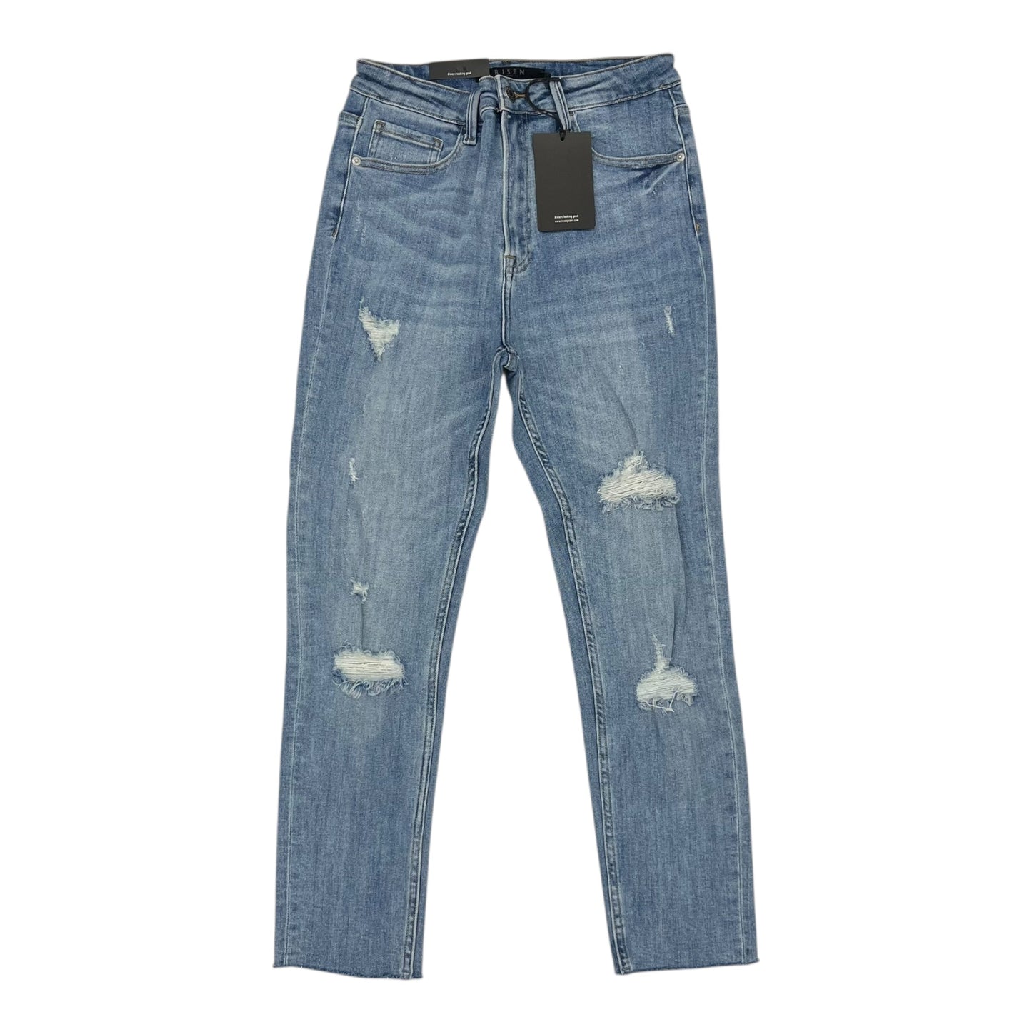 Jeans Skinny By Risen In Blue Denim, Size:10