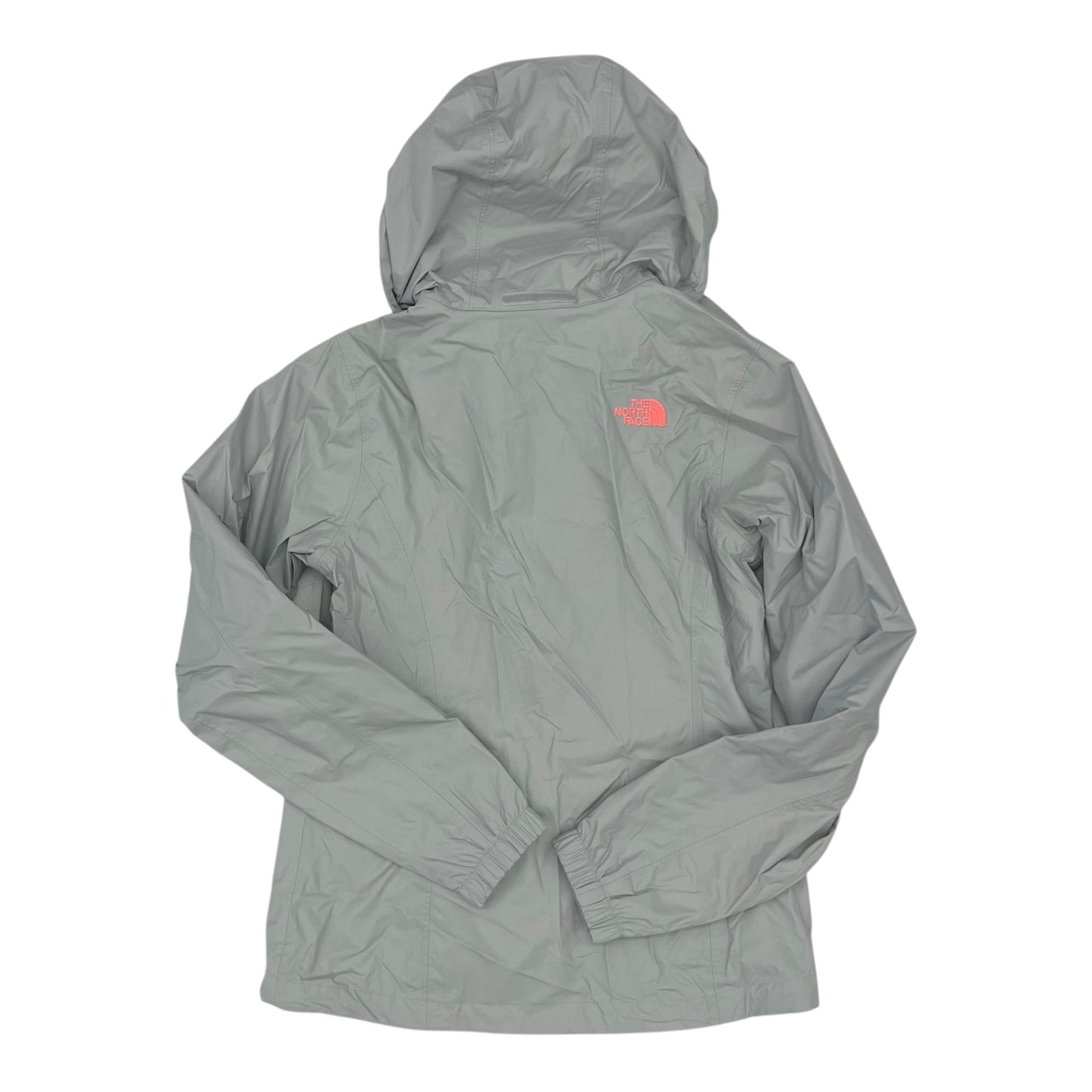 Jacket Windbreaker By The North Face In Grey & Pink, Size:Xs
