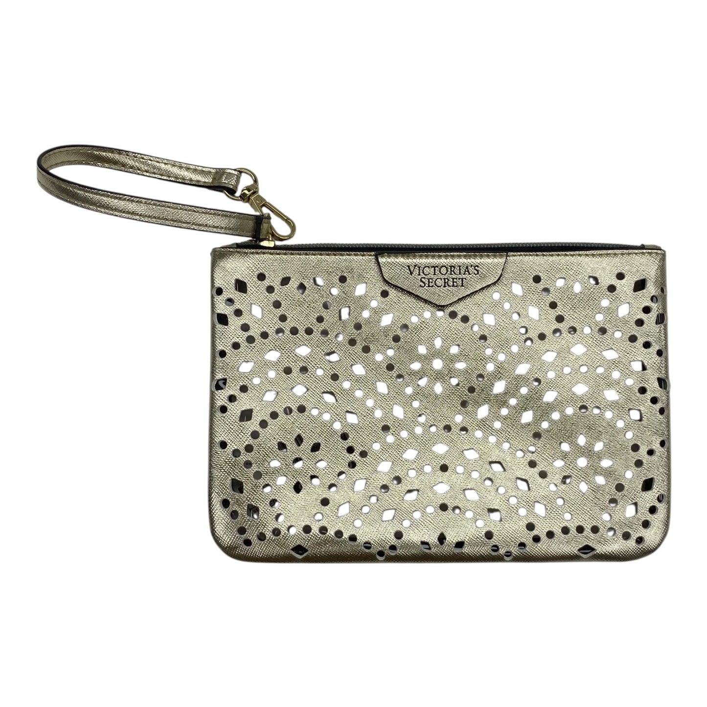Wristlet By Victorias Secret In Gold, Size:Medium