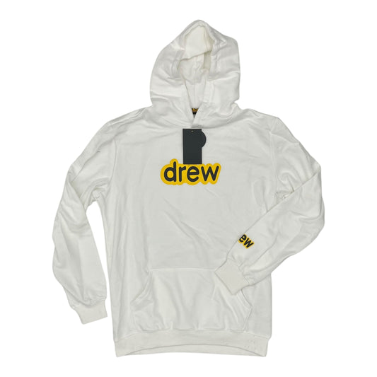 Sweatshirt Hoodie By Clothes Mentor In White, Size:M