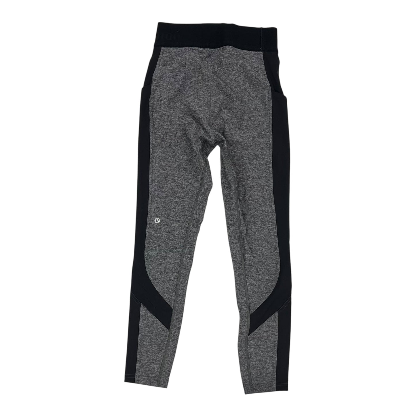 Athletic Leggings Capris By Lululemon In Grey, Size:S