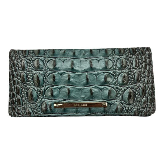 Wallet Designer By Brahmin In Teal, Size:Medium