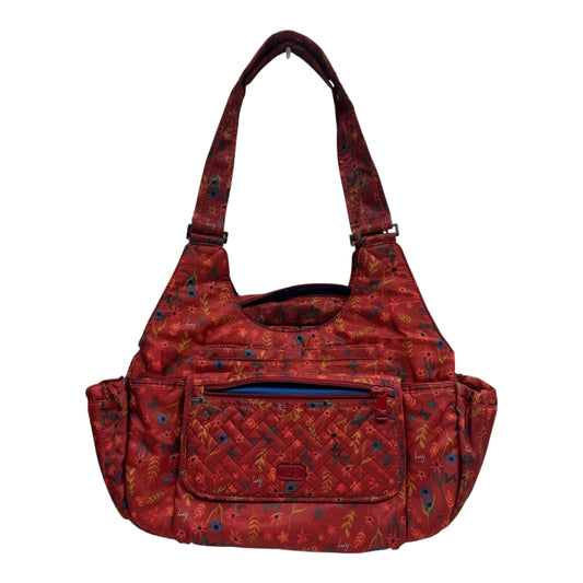 Handbag By Lugg In Orange, Size:Medium