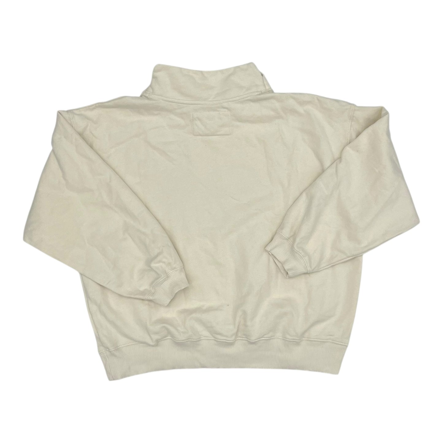 Sweatshirt Collar By American Eagle In Cream, Size:M