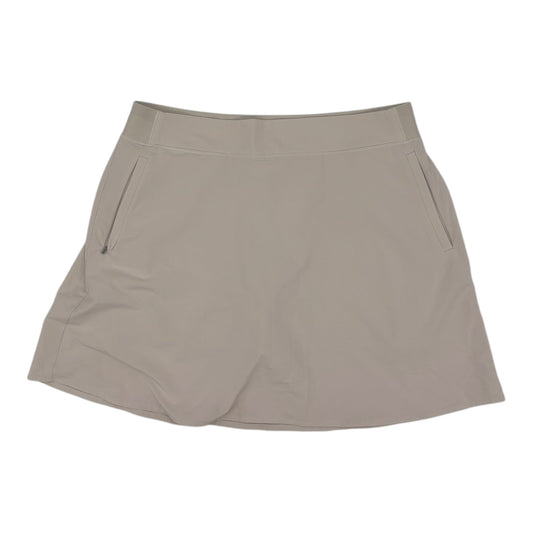 Athletic Skort By Athleta In Tan, Size:L