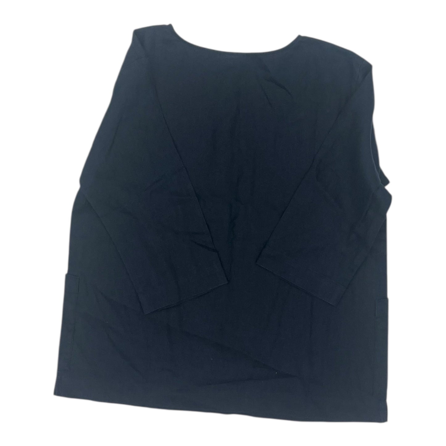 Blouse Ls By J. Jill In Navy, Size:S
