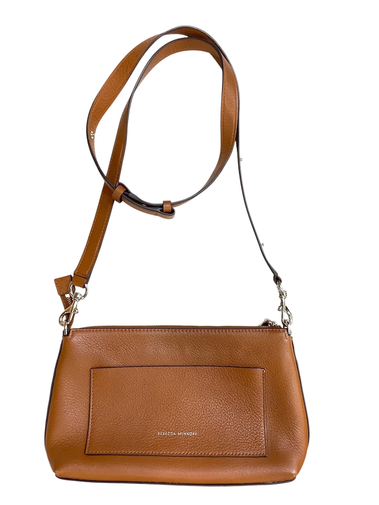 Crossbody Designer By Rebecca Minkoff In Brown, Size:Small